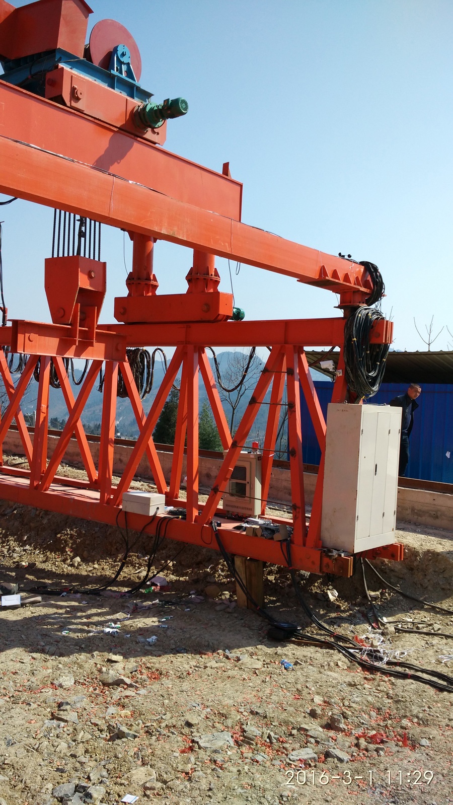 貴州遵義習水縣安裝架橋機設備監控系統